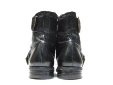 画像4: "Jean Claude Monderer" Side Zip Strap Boots　BLACK　size 42 ( 27cm ~ 27.5cm ) (4)