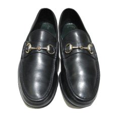 画像3: 1980's "GUCCI" Horse Bit Loafer made in Italy　BLACK　size 26cm ~ 26.5cm (表記 41 1/2) (3)