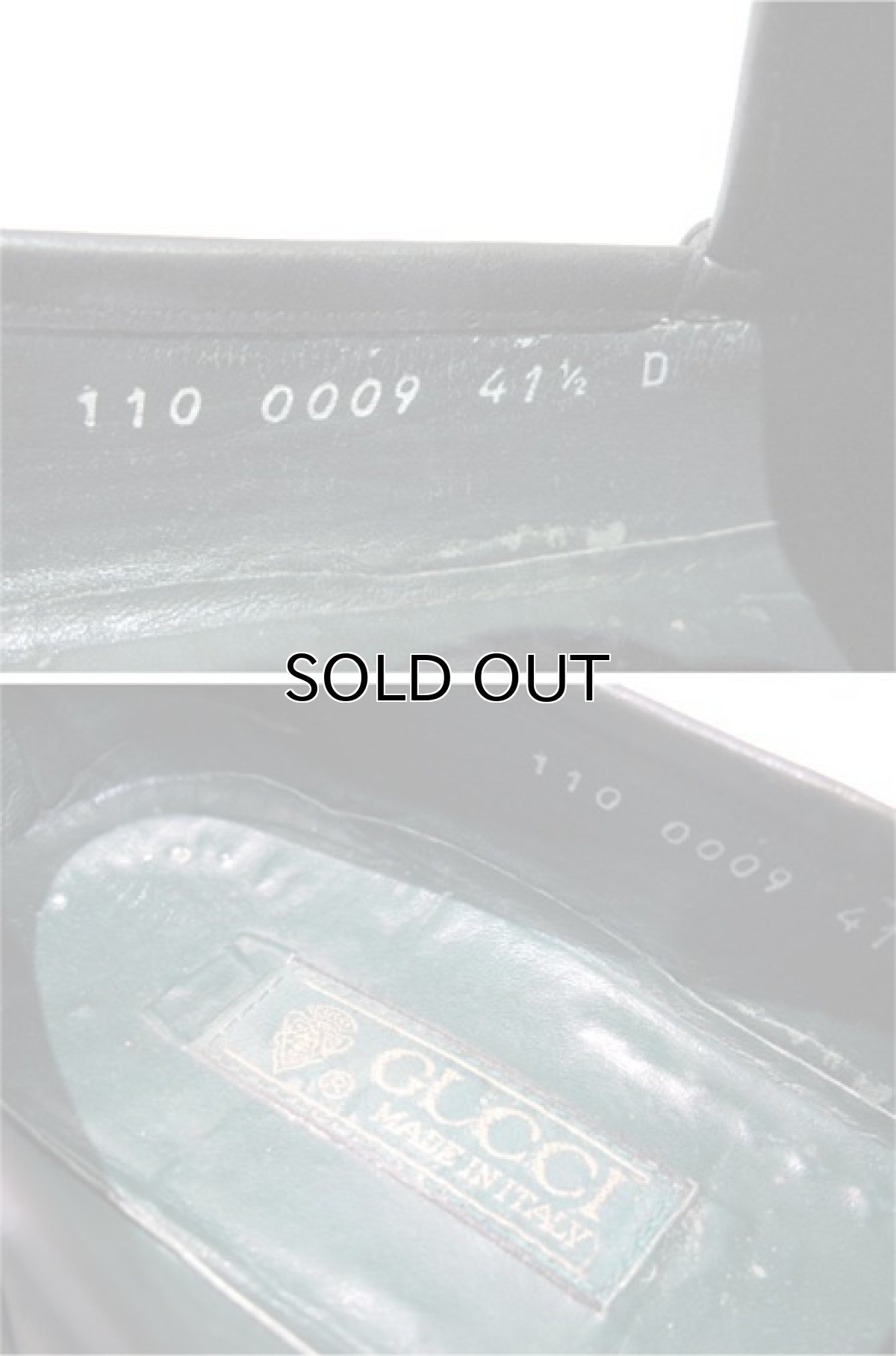 画像4: 1980's "GUCCI" Horse Bit Loafer made in Italy　BLACK　size 26cm ~ 26.5cm (表記 41 1/2) (4)