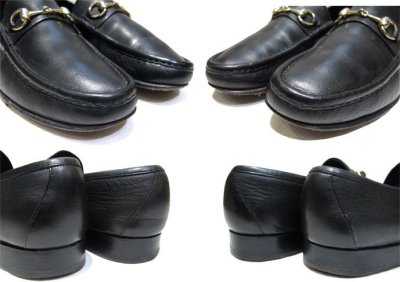 画像2: 1980's "GUCCI" Horse Bit Loafer made in Italy　BLACK　size 26cm ~ 26.5cm (表記 41 1/2)