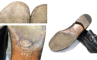 画像1: 1980's "GUCCI" Horse Bit Loafer made in Italy　BLACK　size 26cm ~ 26.5cm (表記 41 1/2)