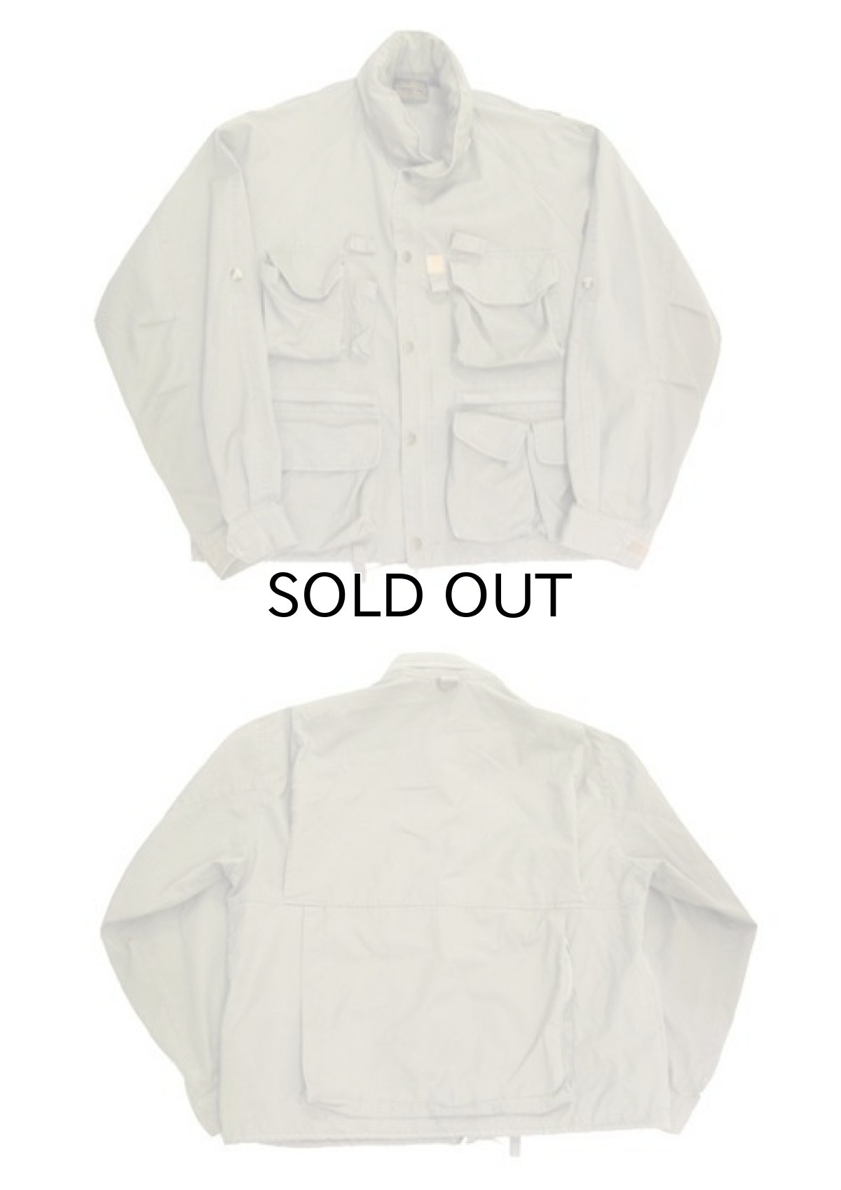 画像3: 1980's "Eddie Bauer" Cotton Satin Fishing Jacket BEIGE size M (表記 M) (3)