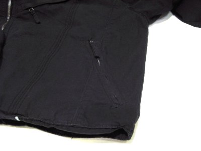 画像3: 1990's~ "DKNY JEANS" Cotton Riders Jacket　BLACK　size S (表記 M)