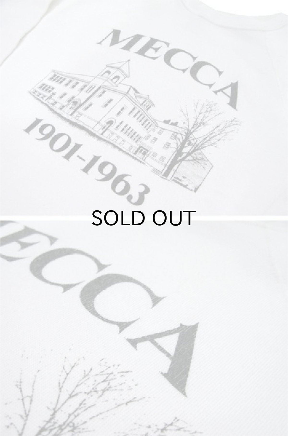 画像5: 1980's Tultex "MECCA" Print Sweat Shirts WHITE size S - M (表記 ) (5)