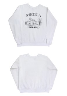 画像4: 1980's Tultex "MECCA" Print Sweat Shirts　WHITE　size S - M (表記 ) (4)