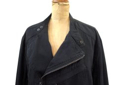 画像4: 1990's~ "DKNY JEANS" Cotton Riders Jacket　BLACK　size S (表記 M) (4)