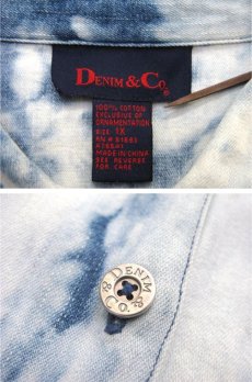 画像4: 1980's~ "Denim & Co." Bleach Denim L/S Shirts　Blue Denim　size XL (表記 1X) (4)