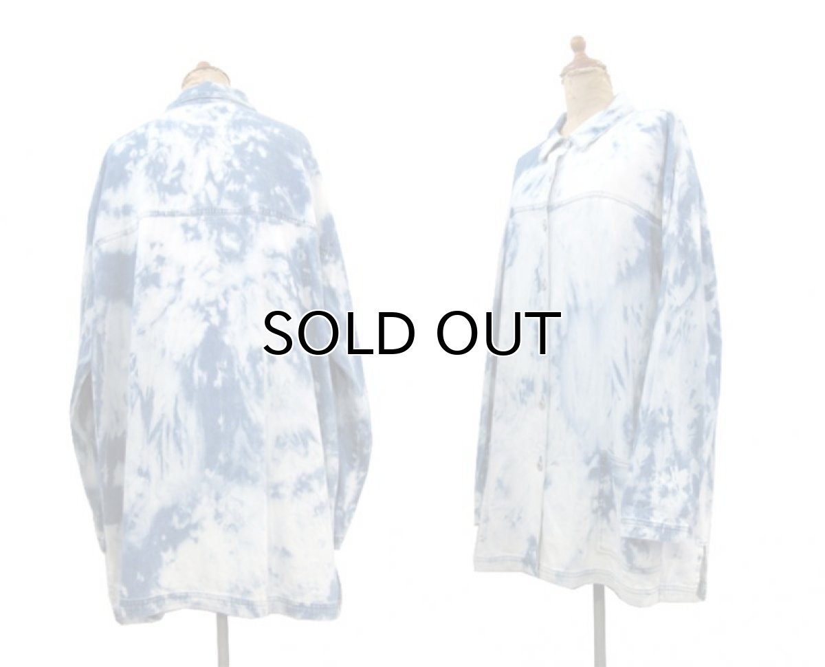 画像2: 1980's~ "Denim & Co." Bleach Denim L/S Shirts Blue Denim size XL (表記 1X) (2)