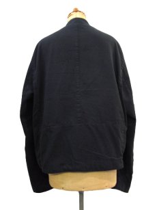 画像2: 1990's~ "DKNY JEANS" Cotton Riders Jacket　BLACK　size S (表記 M) (2)