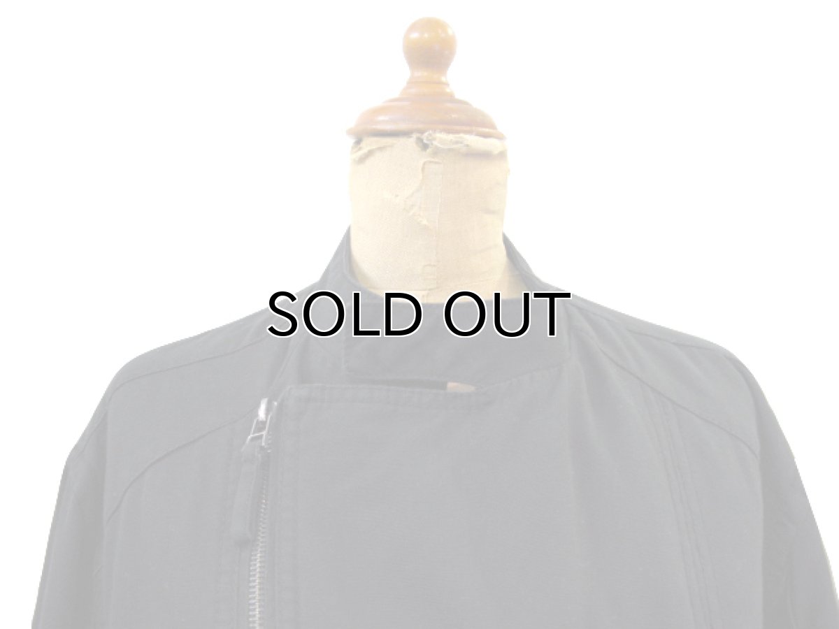 画像3: 1990's~ "DKNY JEANS" Cotton Riders Jacket　BLACK　size S (表記 M) (3)