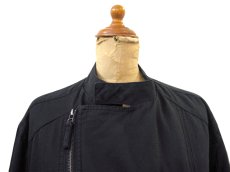 画像3: 1990's~ "DKNY JEANS" Cotton Riders Jacket　BLACK　size S (表記 M) (3)
