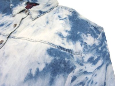 画像1: 1980's~ "Denim & Co." Bleach Denim L/S Shirts　Blue Denim　size XL (表記 1X)