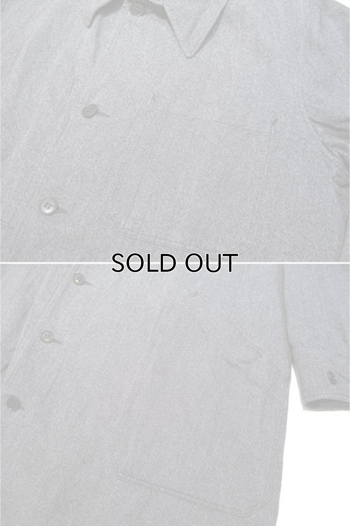 画像5: 1950's "French" Salt and Pepper Atelier Coat 　size M - L (5)