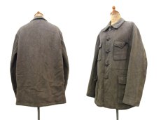 画像2: 1950's French Cotton Pique Hunting Jacket　BROWN　size M (表記なし) (2)