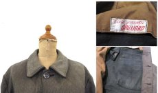 画像4: 1950's French Cotton Pique Hunting Jacket　BROWN　size M (表記なし) (4)