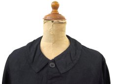 画像4: 1940's French Work Black Cotton Moleskin Jacket Light Weight Dead Stock - one wash　size S (表記なし) (4)