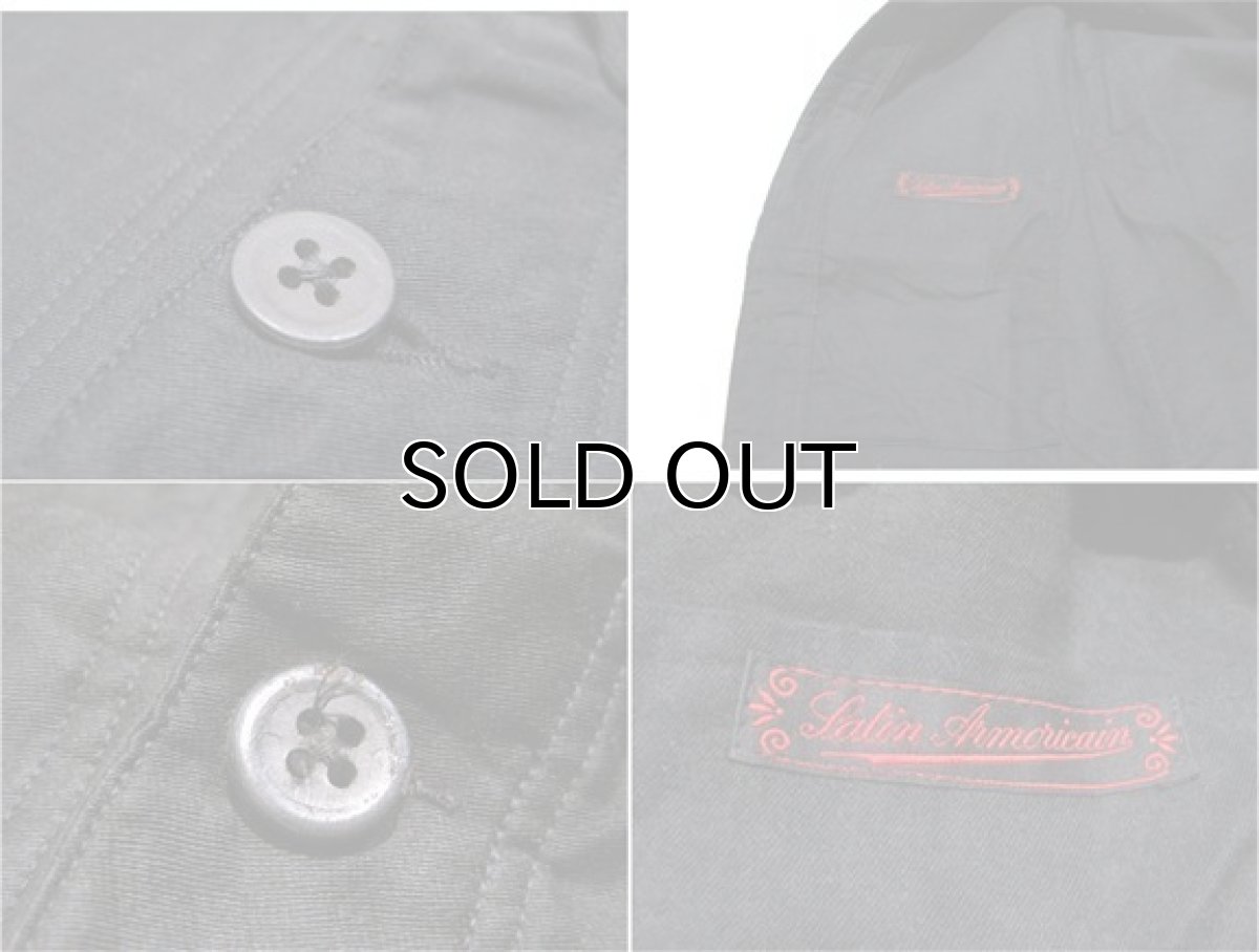 画像3: 1940's French Work Black Cotton Moleskin Jacket Light Weight Dead Stock - one wash　size S (表記なし) (3)