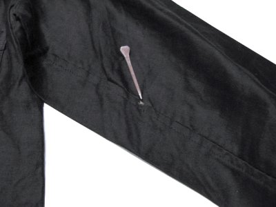 画像3: 1940's French Work Black Cotton Moleskin Jacket Light Weight Dead Stock - one wash　size S (表記なし)