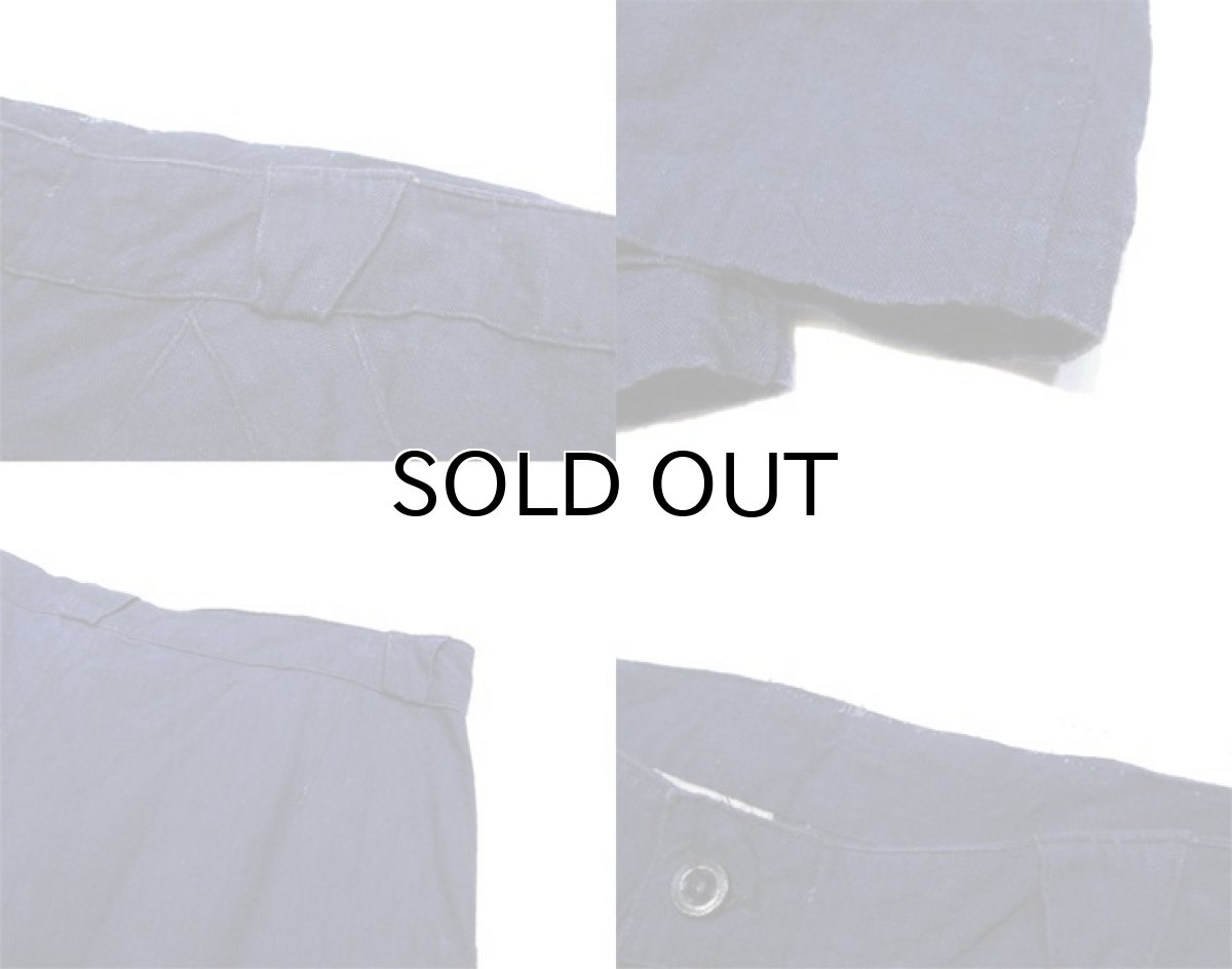 画像5: 1940's French Blue Linen Worker Trousers　size w 38 inch (表記 不明) (5)
