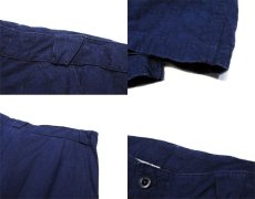 画像5: 1940's French Blue Linen Worker Trousers　size w 38 inch (表記 不明) (5)