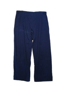 画像2: 1940's French Blue Linen Worker Trousers　size w 38 inch (表記 不明) (2)