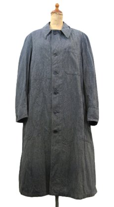 画像1: 1950's "French" Salt and Pepper Atelier Coat 　size M - L (1)