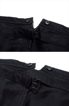 画像5: 1950's French Black Cotton Moleskin Trousers DEAD STOCK　size w 33 inch (表記 40) (5)