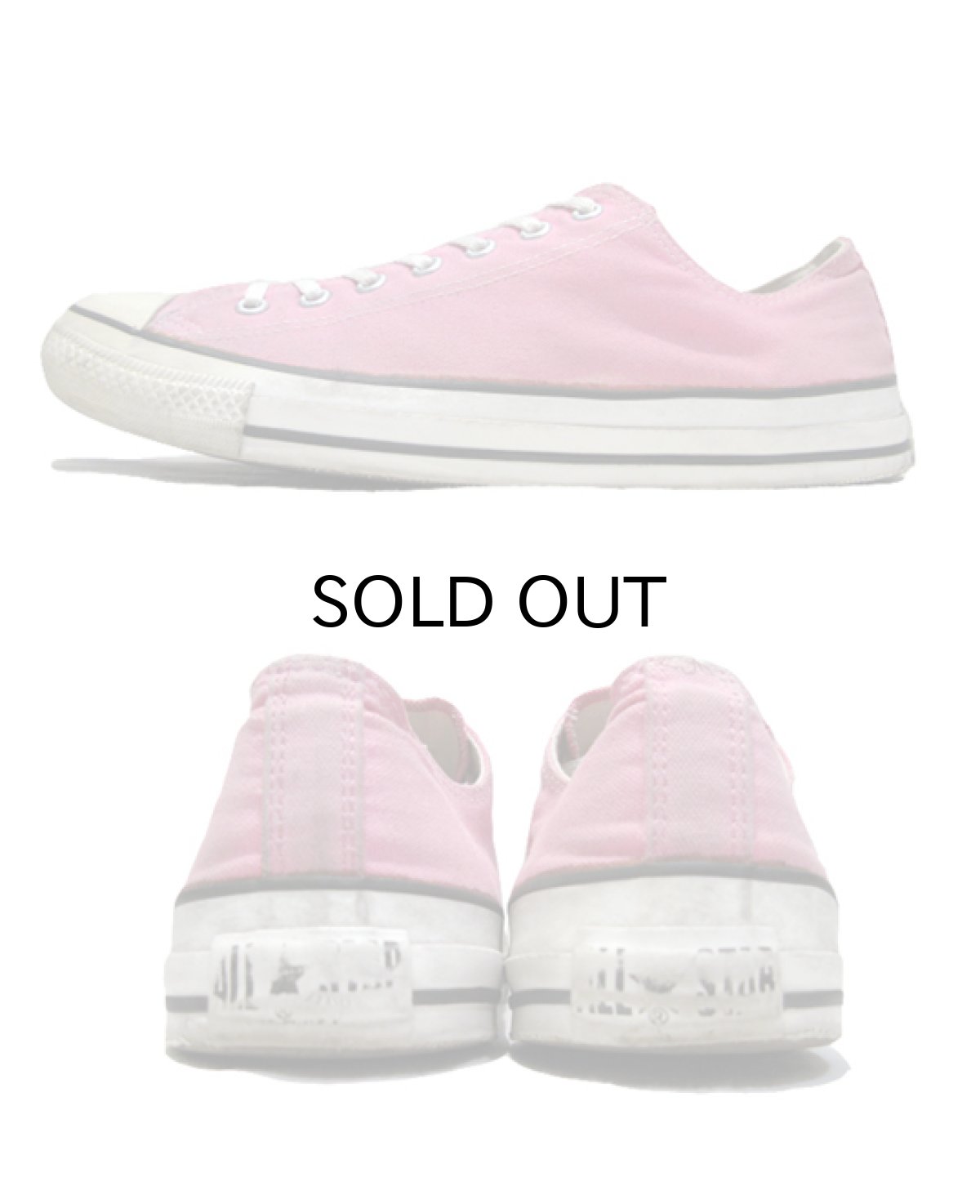 画像2: Converse "ALL STAR LOW" Cavas Sneaker made in USA PINK size 11 (29 cm)  (2)