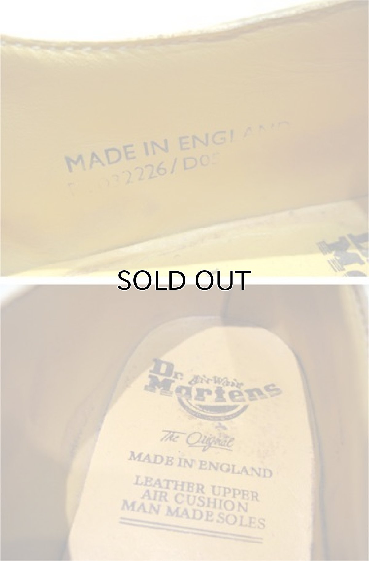 画像5: Dr.Martens Patent Leather Strap Shoes made in ENGLAND　Cream　size 25.5 cm ~ 26 cm (5)