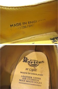 画像5: Dr.Martens Patent Leather Strap Shoes made in ENGLAND　Cream　size 25.5 cm ~ 26 cm (5)