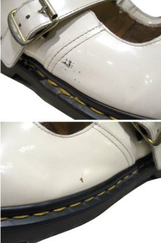 画像4: Dr.Martens Patent Leather Strap Shoes made in ENGLAND　Cream　size 25.5 cm ~ 26 cm (4)