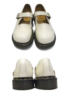 画像3: Dr.Martens Patent Leather Strap Shoes made in ENGLAND　Cream　size 25.5 cm ~ 26 cm (3)