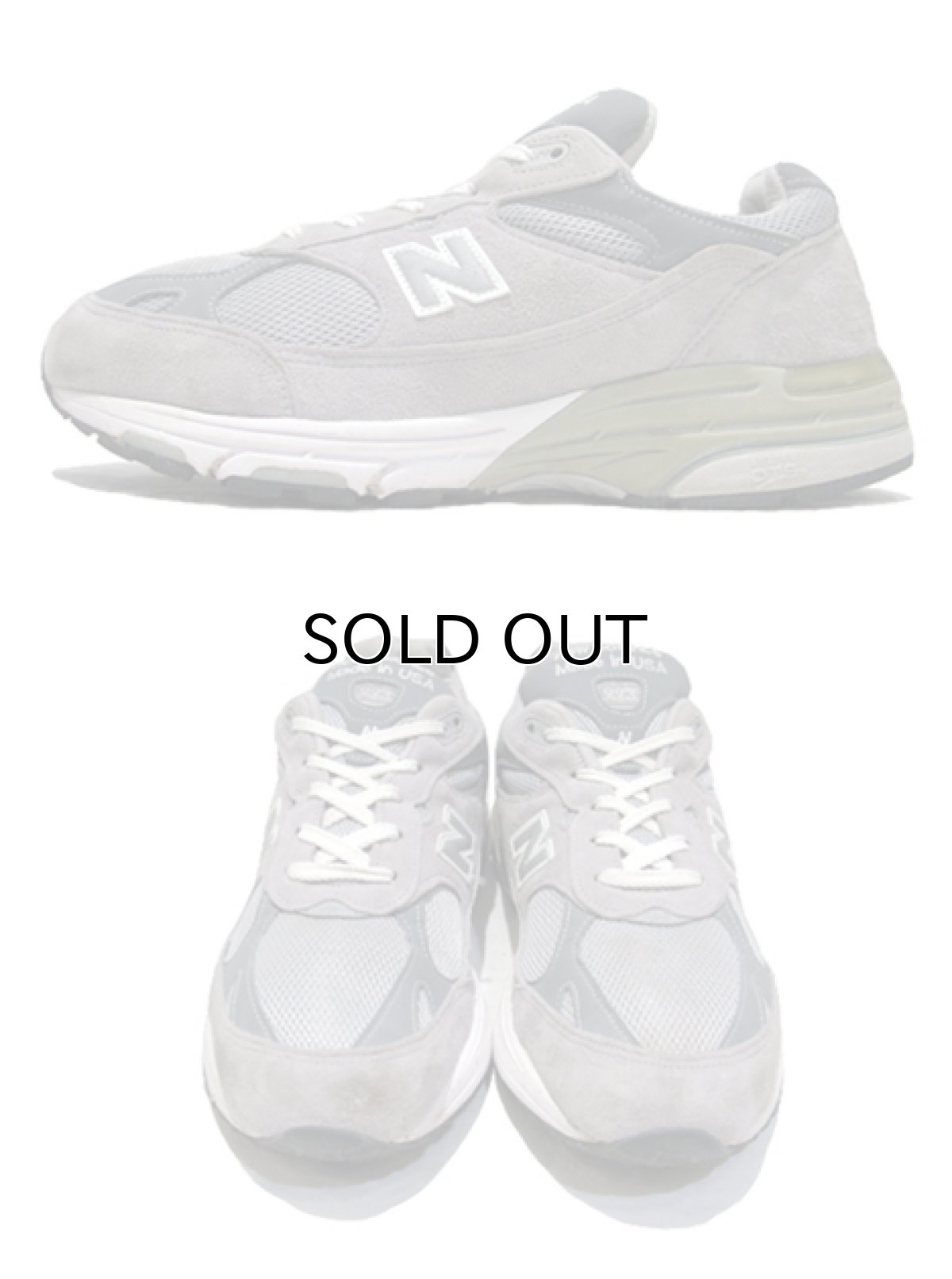 画像2: New Balance 993 Running Shoes　GREY　size 9 1/2 (26.5 cm) (2)