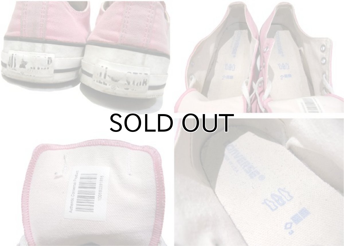 画像4: Converse "ALL STAR LOW" Cavas Sneaker made in USA PINK size 11 (29 cm)  (4)