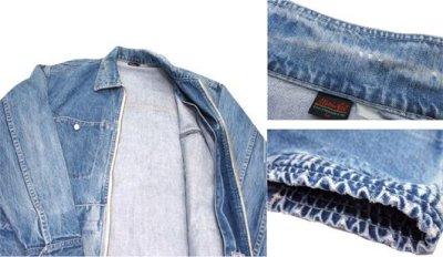 画像2: 1980's - 90's Levi Strauss & Co. "Movin On" Design Denim Jacket　Blue Denim　size M - L (表記 M)