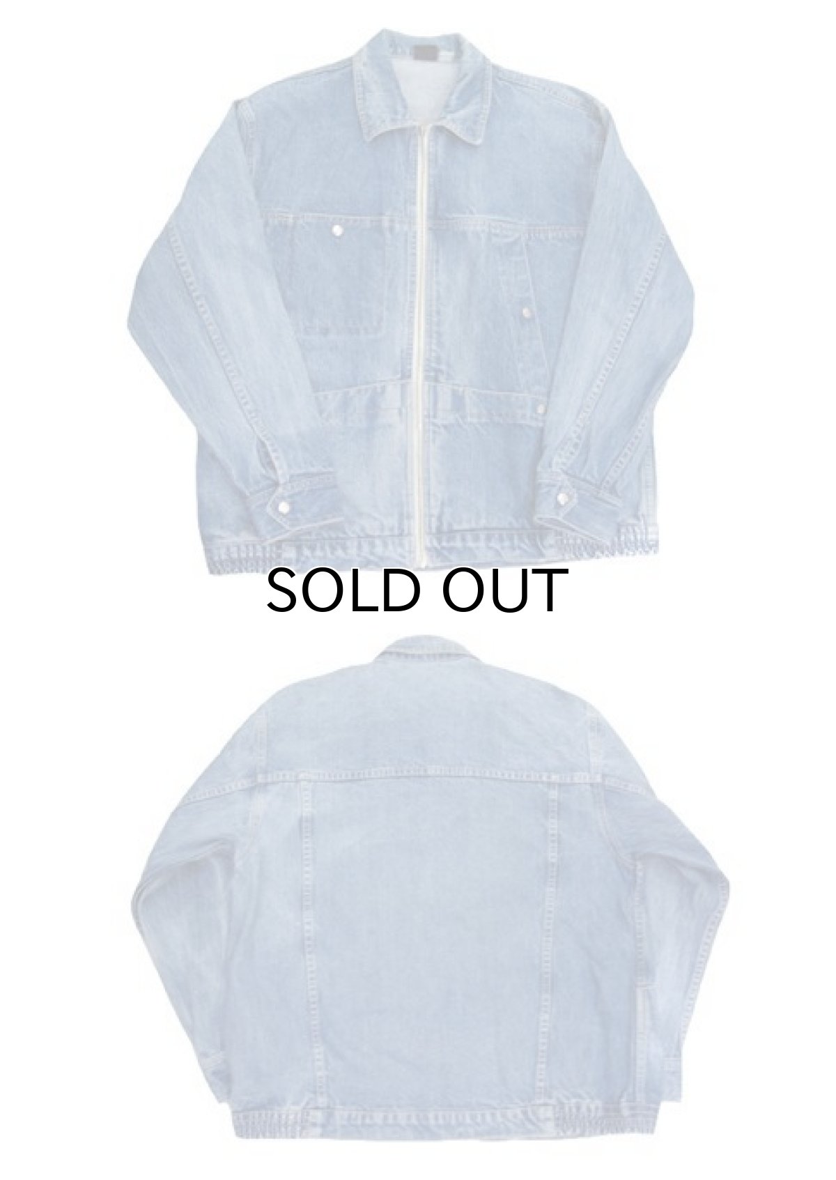 画像5: 1980's - 90's Levi Strauss & Co. "Movin On" Design Denim Jacket Blue Denim size M - L (表記 M) (5)