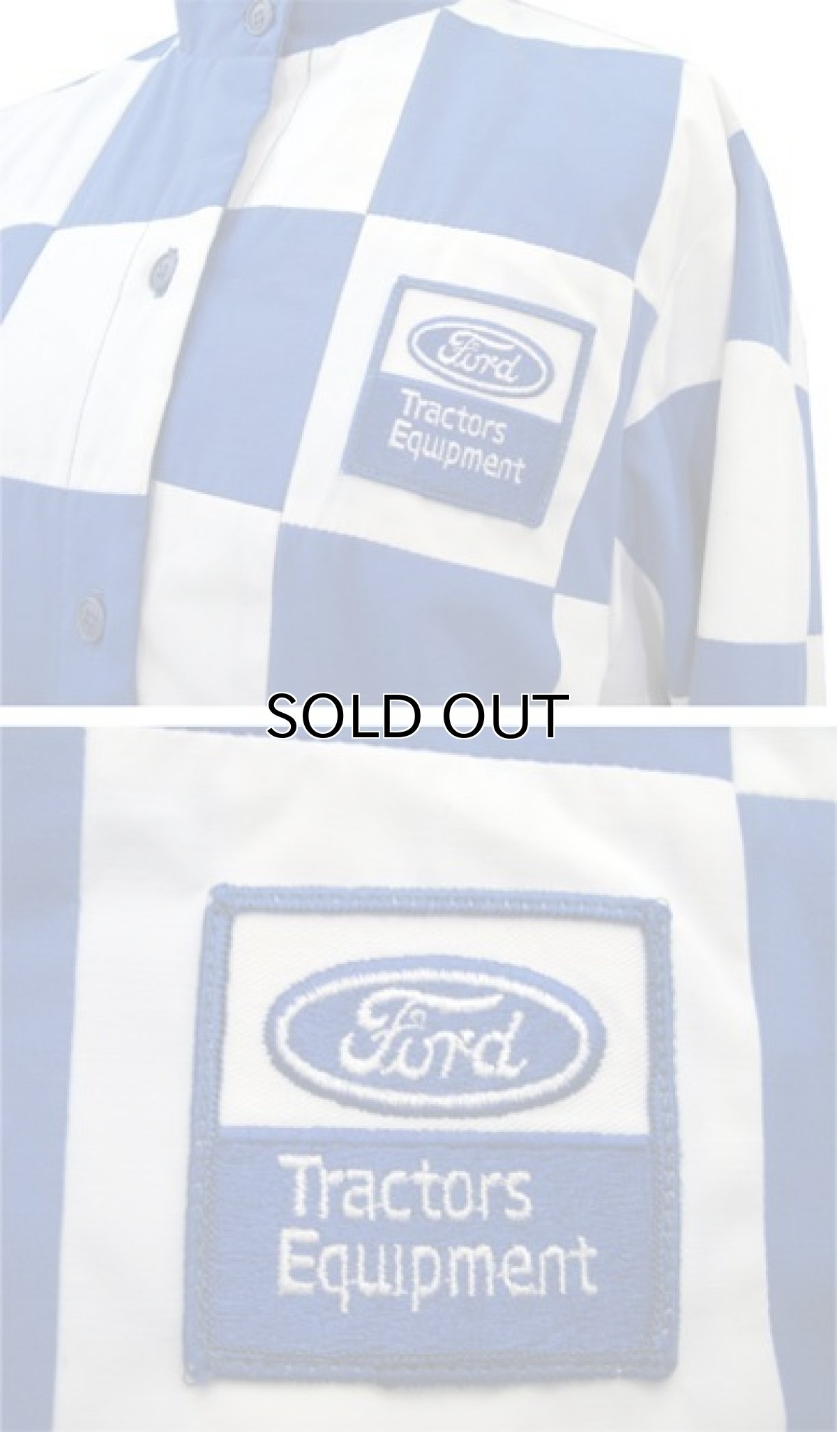 画像3: 1980's "MArguerite Rubel" Checker Flag Jacket　BLUE / WHITE　size S - M (表記 12) (3)