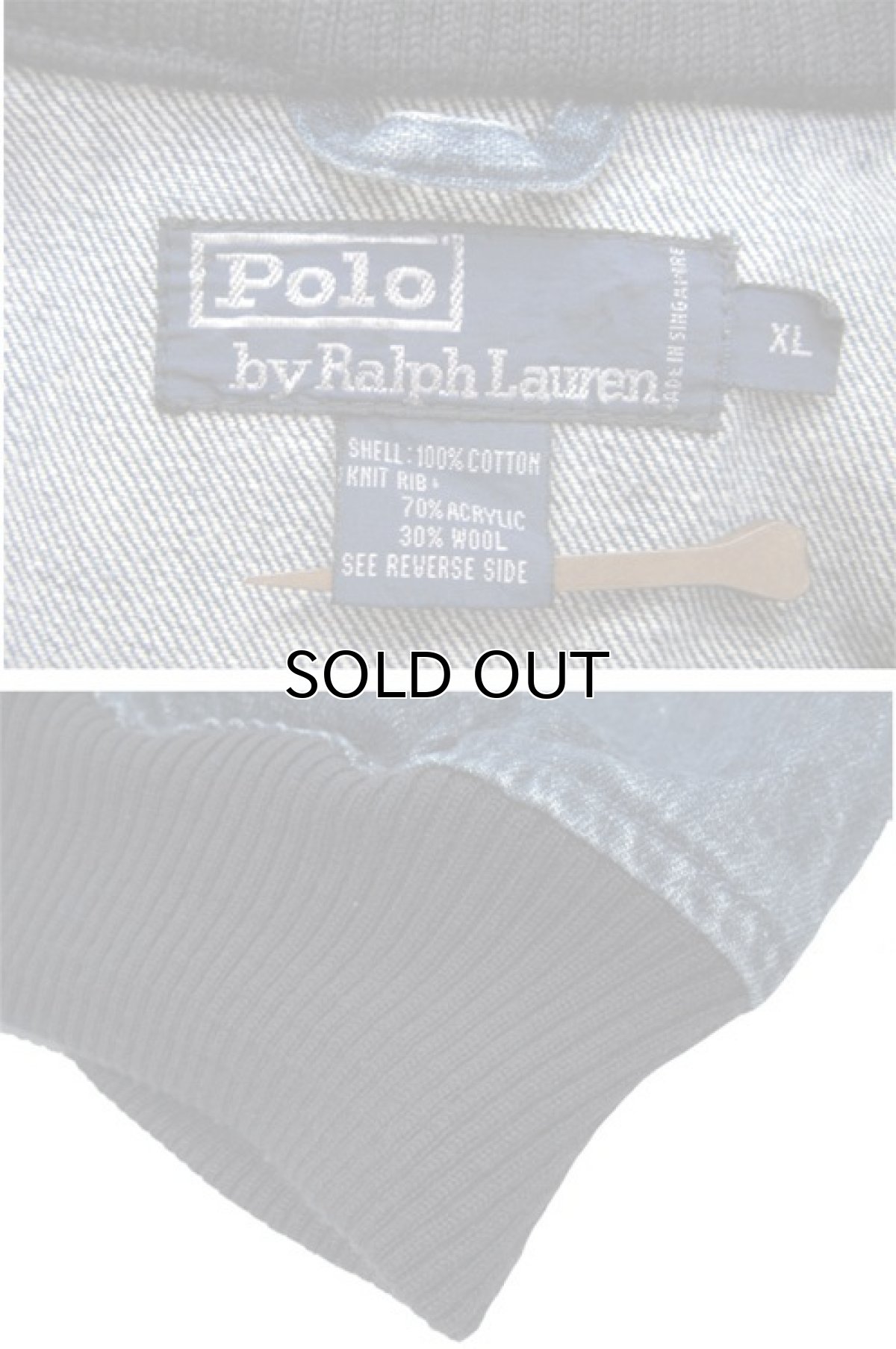 画像5: 1990's "Polo by Ralph Lauren" Zip Up Jacket　Blue Denim　size L (表記 XL) (5)