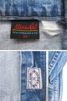 画像4: 1980's - 90's Levi Strauss & Co. "Movin On" Design Denim Jacket　Blue Denim　size M - L (表記 M) (4)