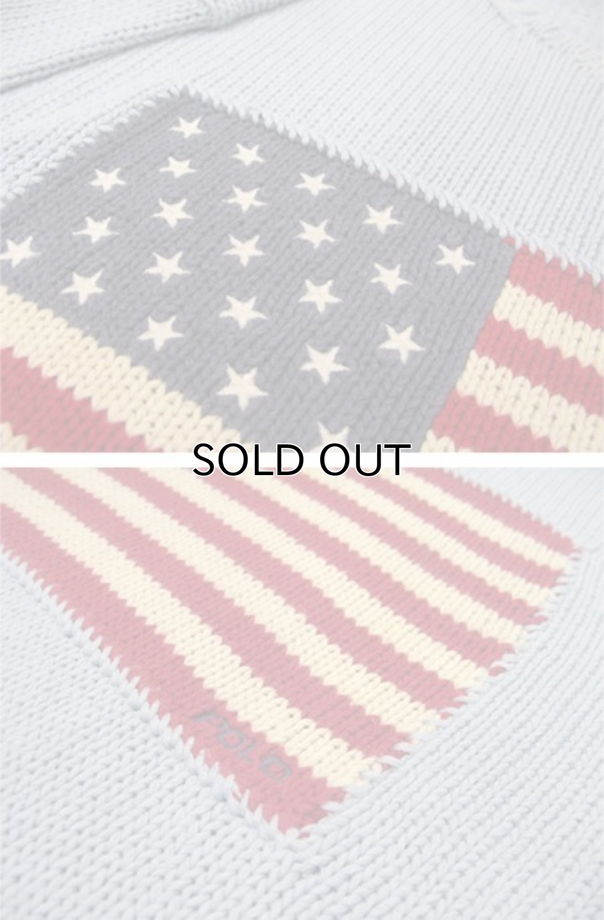 画像5: 1990's~ "Polo by Ralph Lauren" US Flag Pullover Sweater　Sax Blue　size L (表記 L) (5)