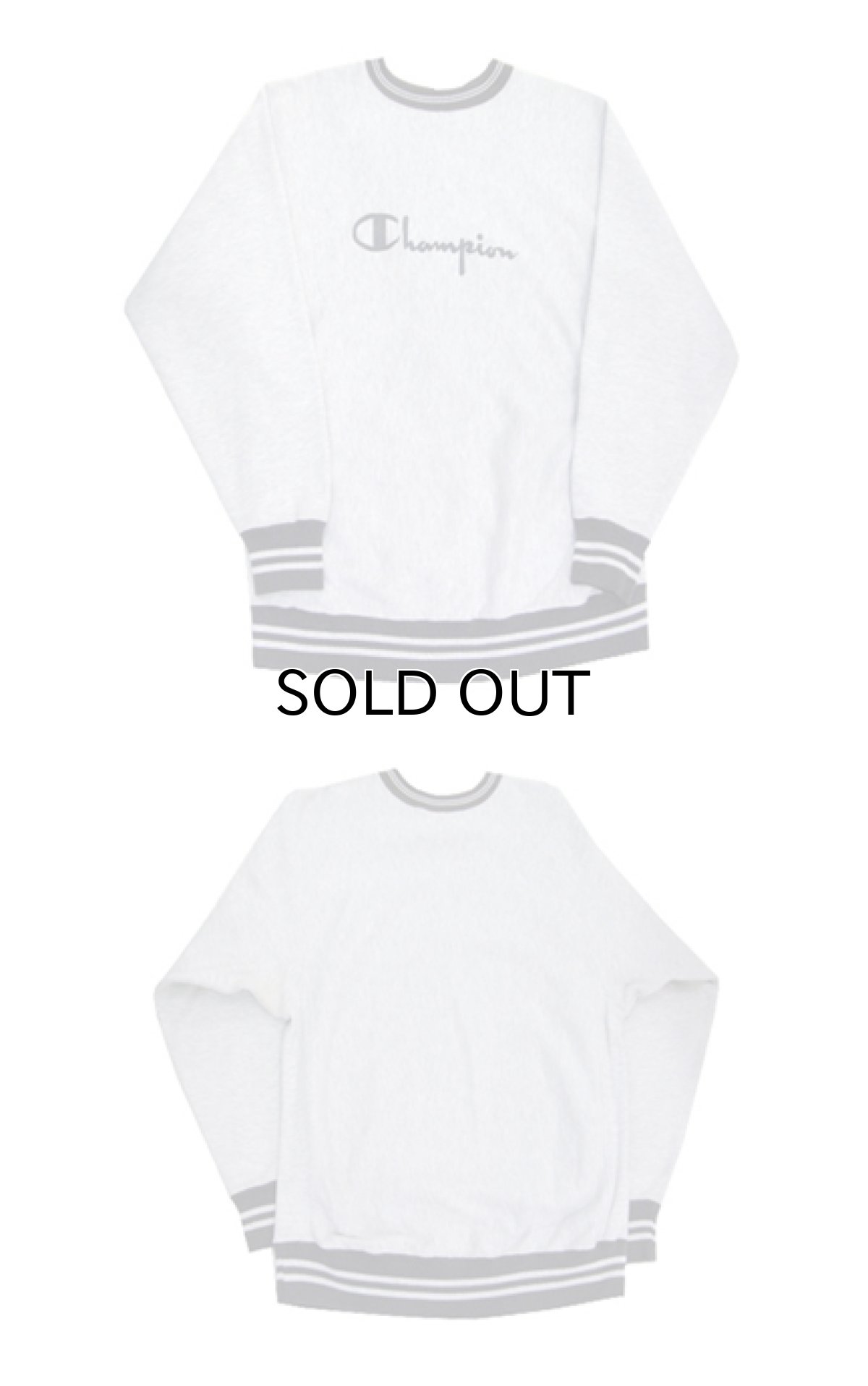 画像5: 1990's "Champion" Reverse Weave "LOGO" Sweat Shirts Heather Grey size L (表記 L) (5)