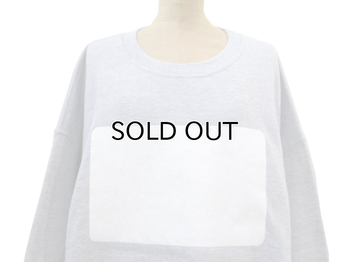 画像3: " Note and Pen the poem " ノートとペン White Flock Sweat Shirts size  XL (3)