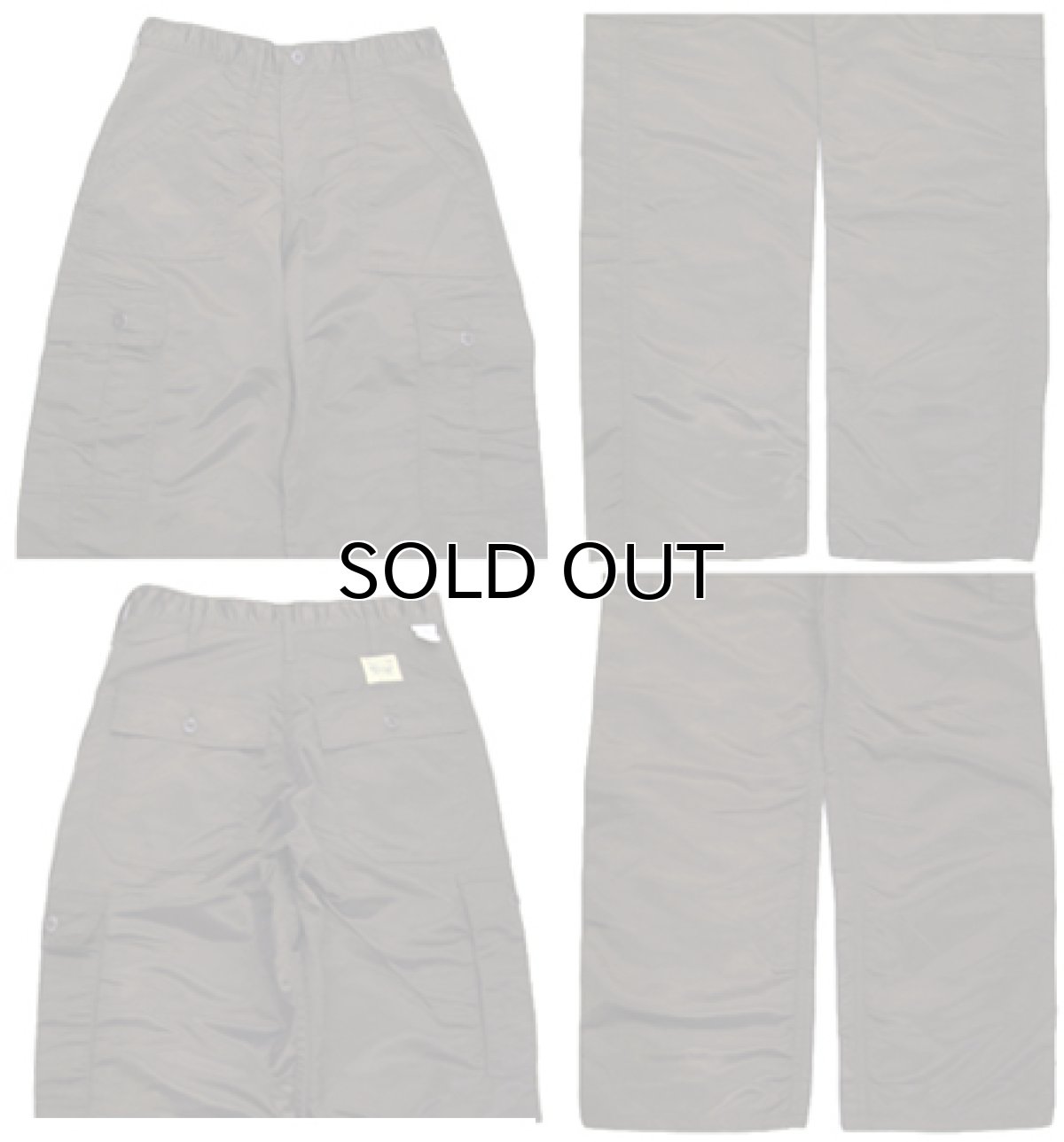 画像5: ~1990's "SWEET ORR" 6 - Pocket Nylon Trousers Dead Stock BROWN size w 29 inch (表記 w 28) (5)