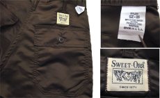 画像3: ~1990's "SWEET ORR" 6 - Pocket Nylon Trousers Dead Stock　BROWN　size w 29 inch (表記 w 28) (3)