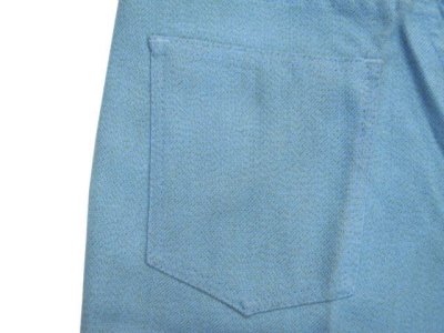 画像3: 1970's Levi's STA-PREST big "E" Straight Trousers Dead Stock　Sax Blue　size w 30 inch (30 x 34)