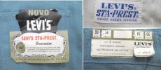 画像3: 1970's Levi's STA-PREST big "E" Straight Trousers Dead Stock　Sax Blue　size w 30 inch (30 x 34) (3)