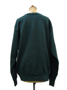 画像2: 1980's "MEDALLION" Print Sweat "penguin"　GREEN　size L (表記 XL)　 (2)