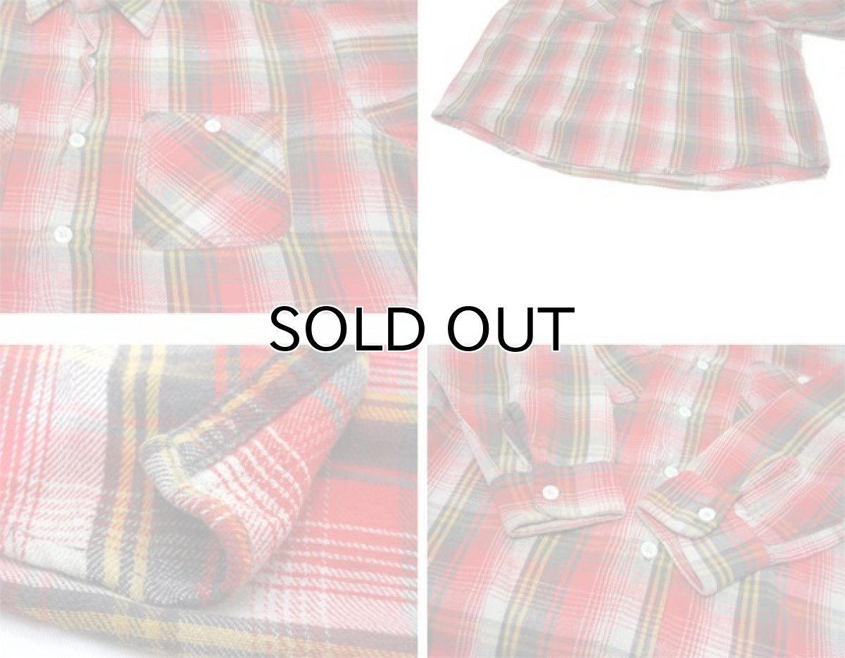 画像5: 1960's "Winter King" Heavy Flannel Check Shirts  size M (表記 不明) (5)