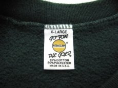 画像4: 1980's "MEDALLION" Print Sweat "penguin"　GREEN　size L (表記 XL)　 (4)