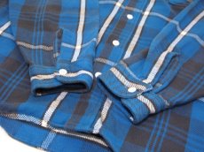 画像5: 1970's BIG MAC Heavy Flannel Check Shirts  青系　size L (表記 L) (5)